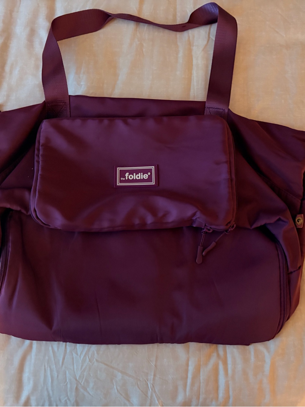 the foldie Foldable Travel Bag in Purple